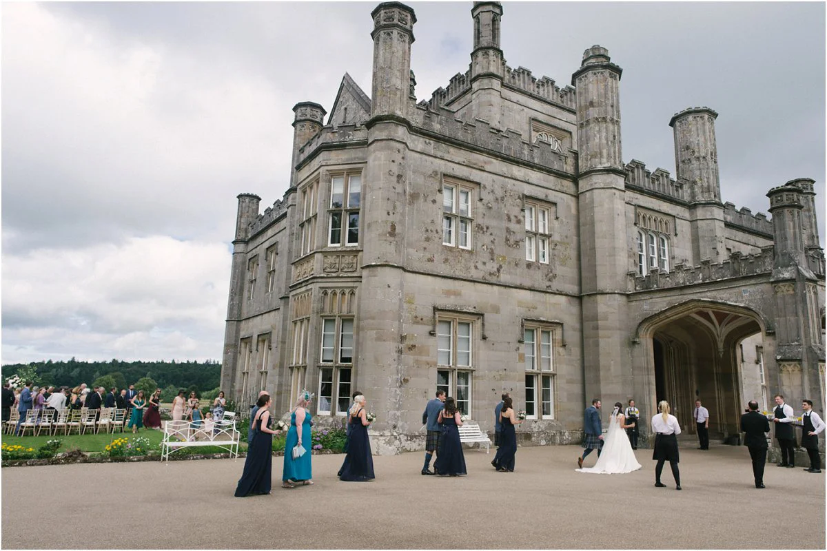 Summer Scottish castle wedding in Blairquhan by Cro & Kow