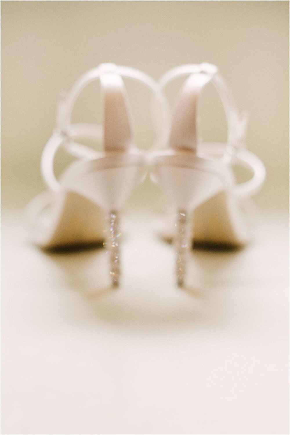  Sophia Webster bridal shoes during English Countryside wedding at The Ashes Barns in Staffordshire with Classic white and green theme 