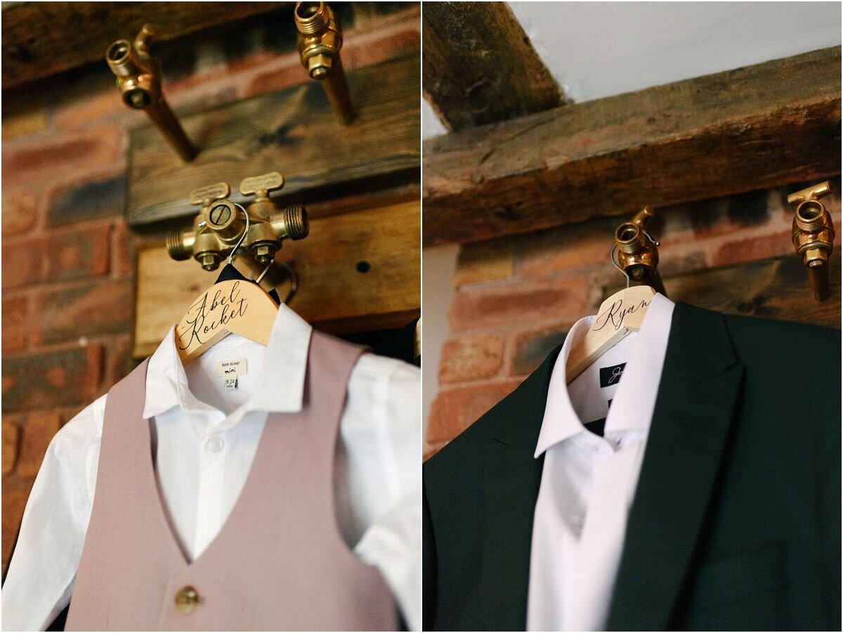  English Countryside wedding at The Ashes Barns in Staffordshire with Classic white and green theme 