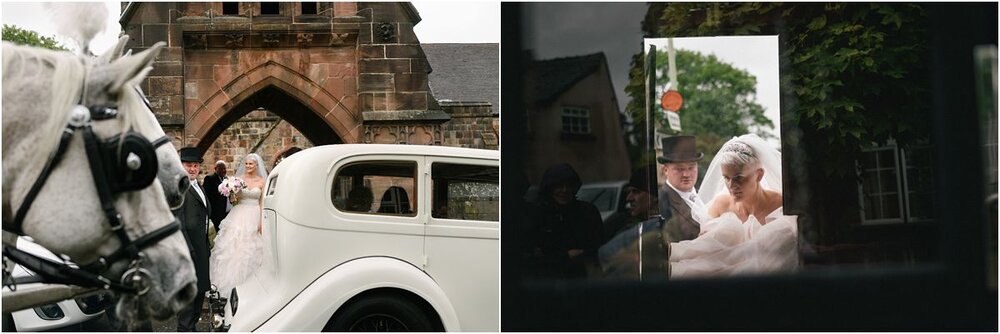  English Countryside wedding at The Ashes Barns in Staffordshire with Classic white and green theme 