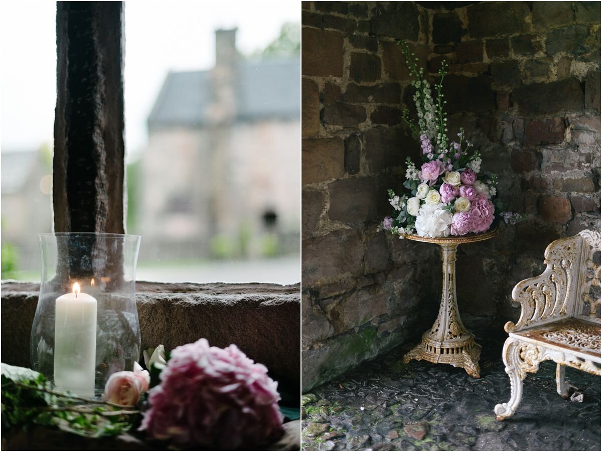  English Countryside wedding at The Ashes Barns in Staffordshire with Classic white and green theme 