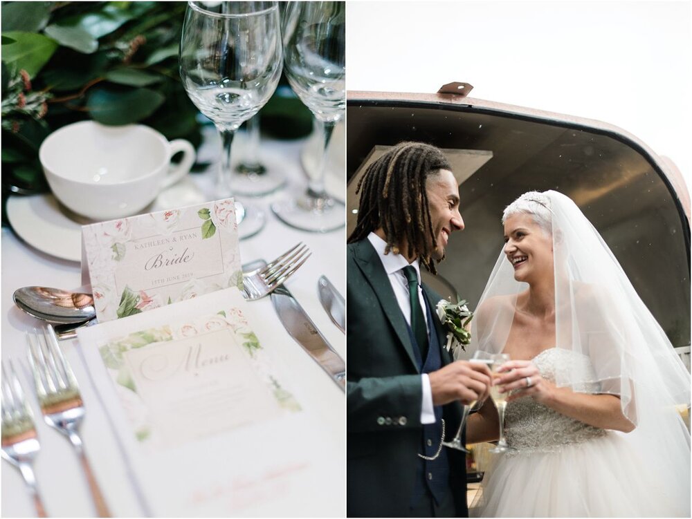  English Countryside wedding at The Ashes Barns in Staffordshire with Classic white and green theme 