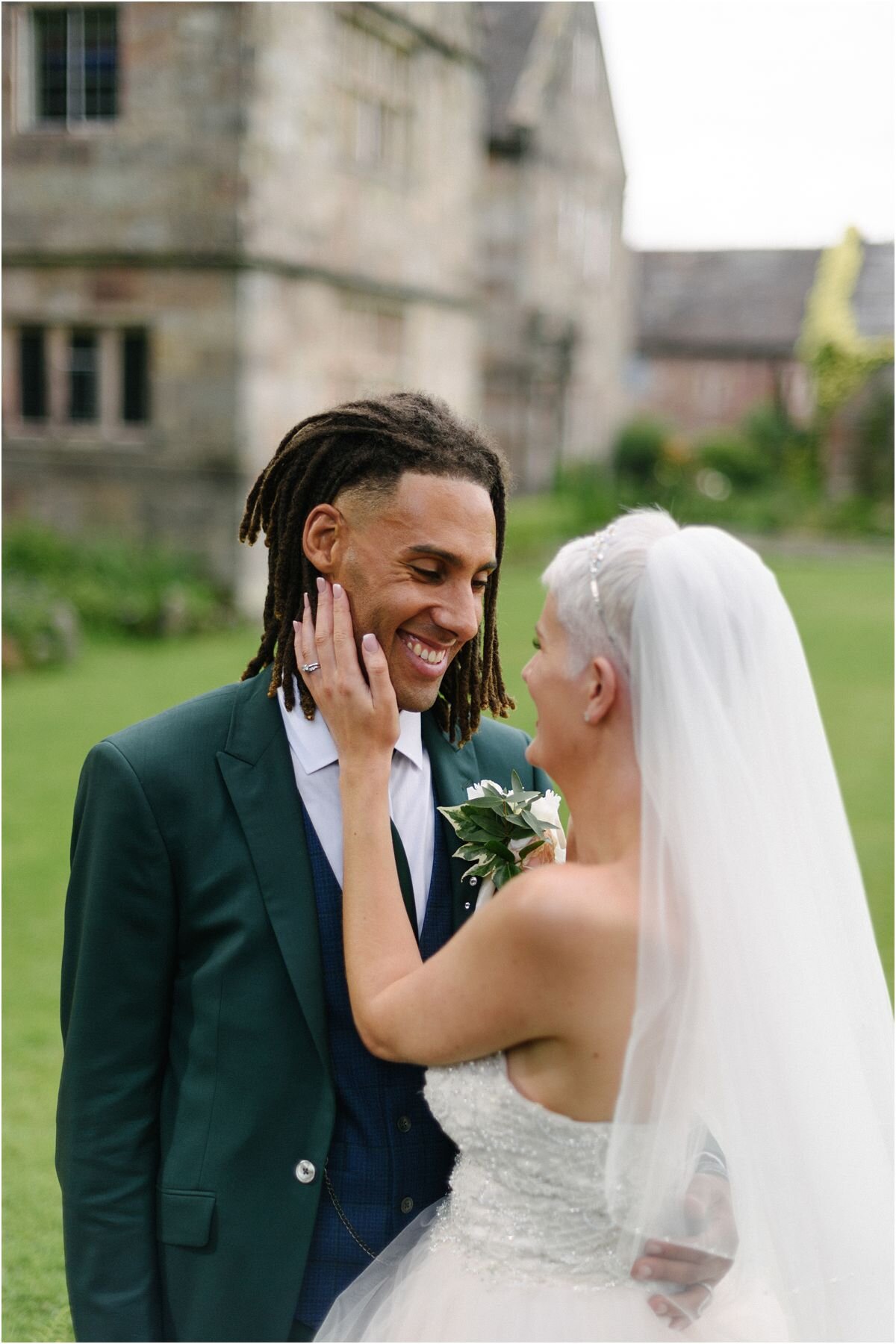  English Countryside wedding at The Ashes Barns in Staffordshire with Classic white and green theme 