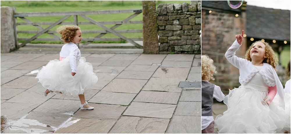  English Countryside wedding at The Ashes Barns in Staffordshire with Classic white and green theme 