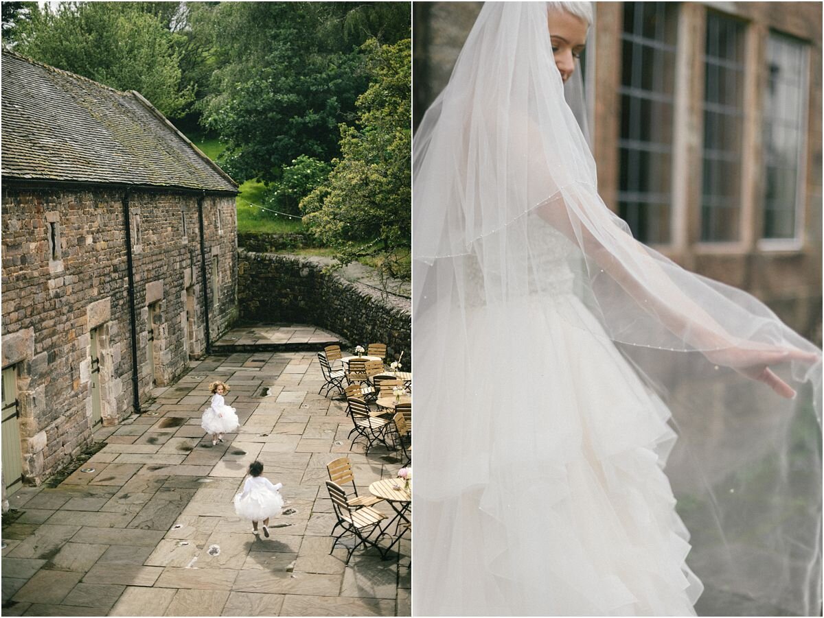  English Countryside wedding at The Ashes Barns in Staffordshire with Classic white and green theme 