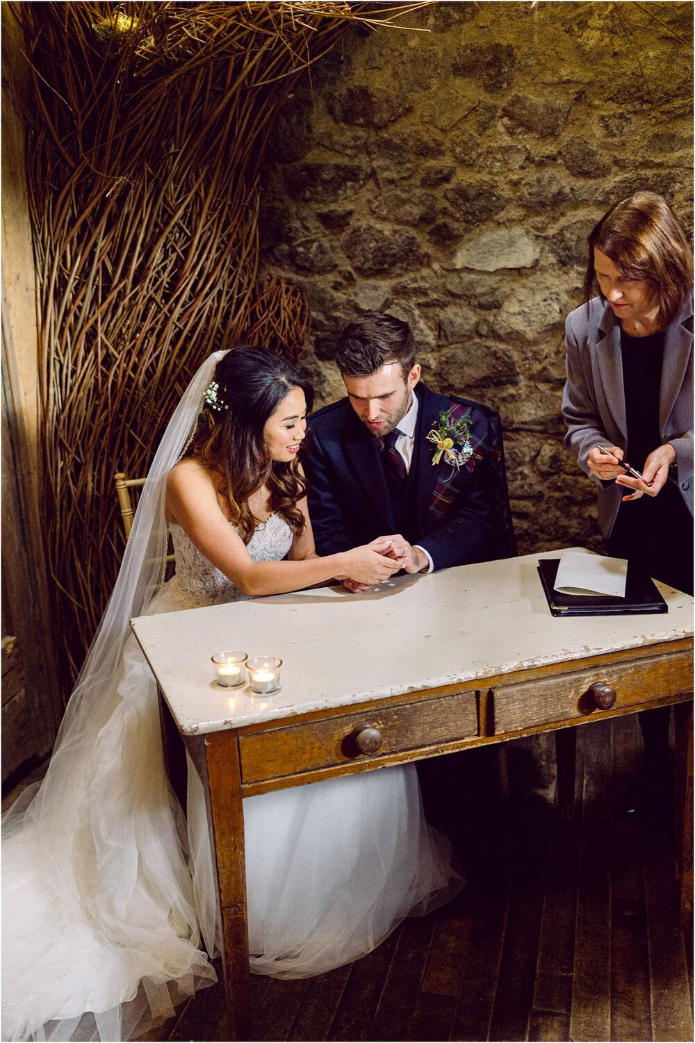  Springtime wedding at The Byre At Inchyra in Perthshire in Scotland by Crofts & Kowalczyk Photography 