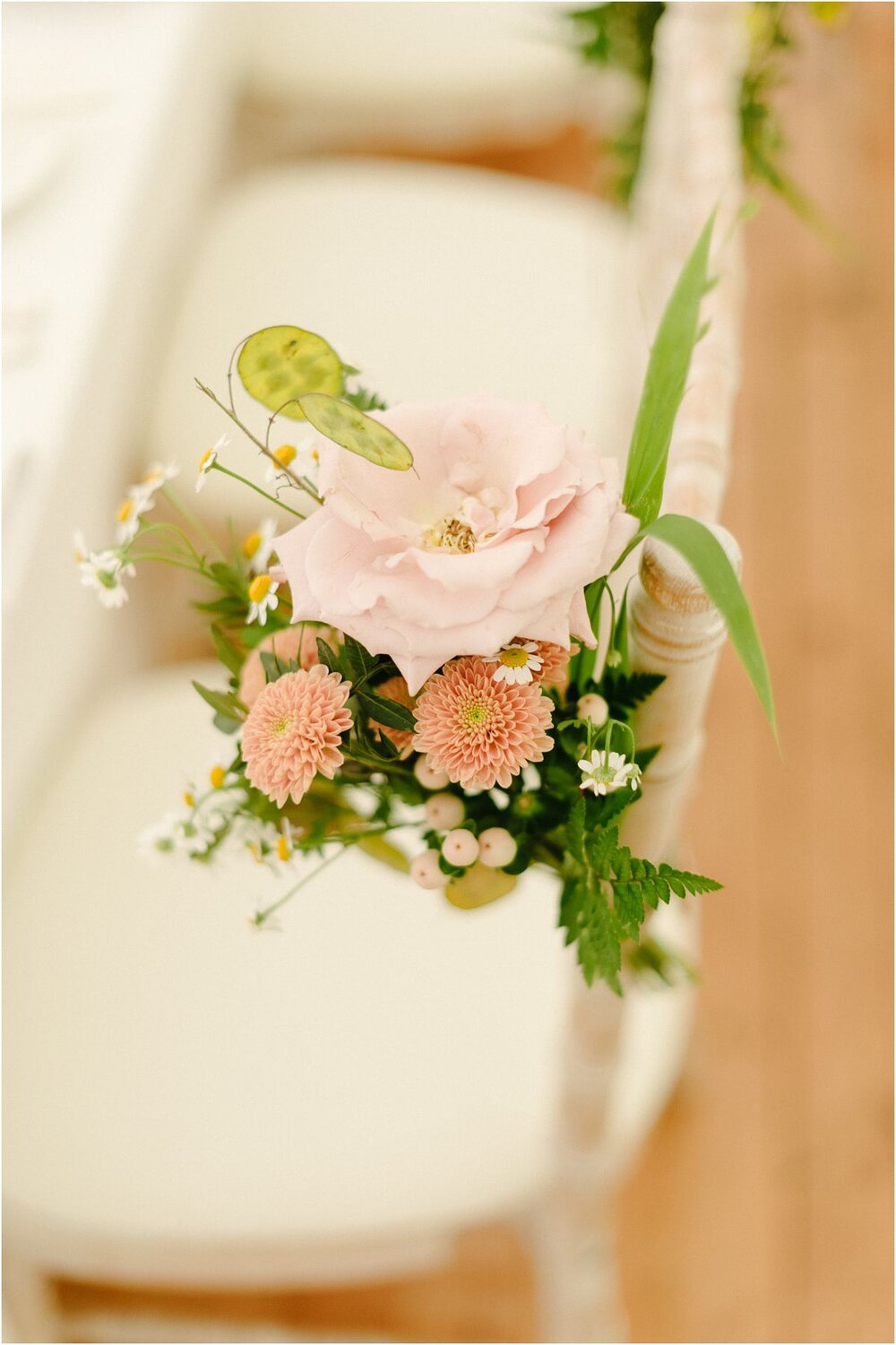  Summer wedding at Winton castle Scotland with rustic flowers and bride speech 