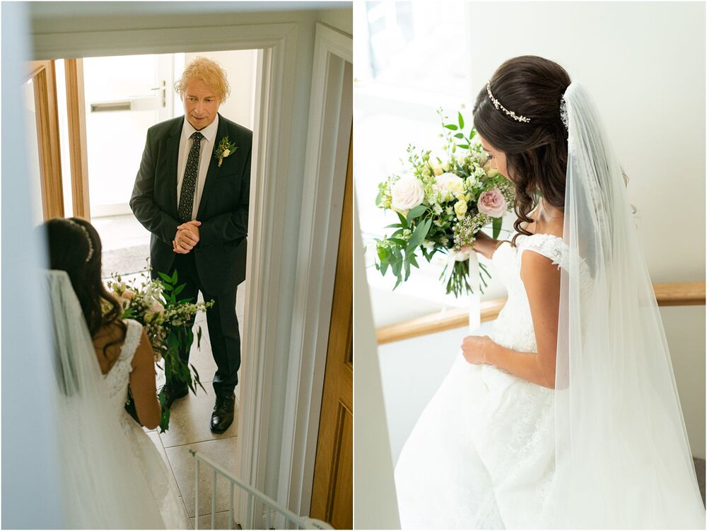  Romantic wedding with church ceremony at Dunino and reception at Fallside Mill in Fife, Scotland 