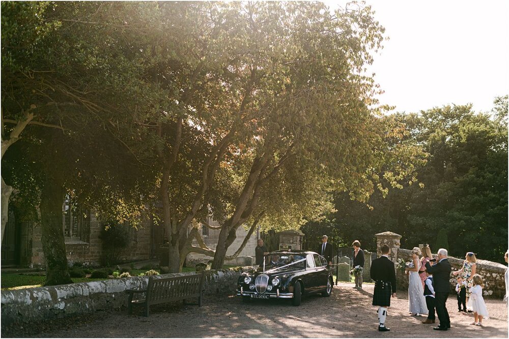  Romantic wedding with church ceremony at Dunino and reception at Fallside Mill in Fife, Scotland 