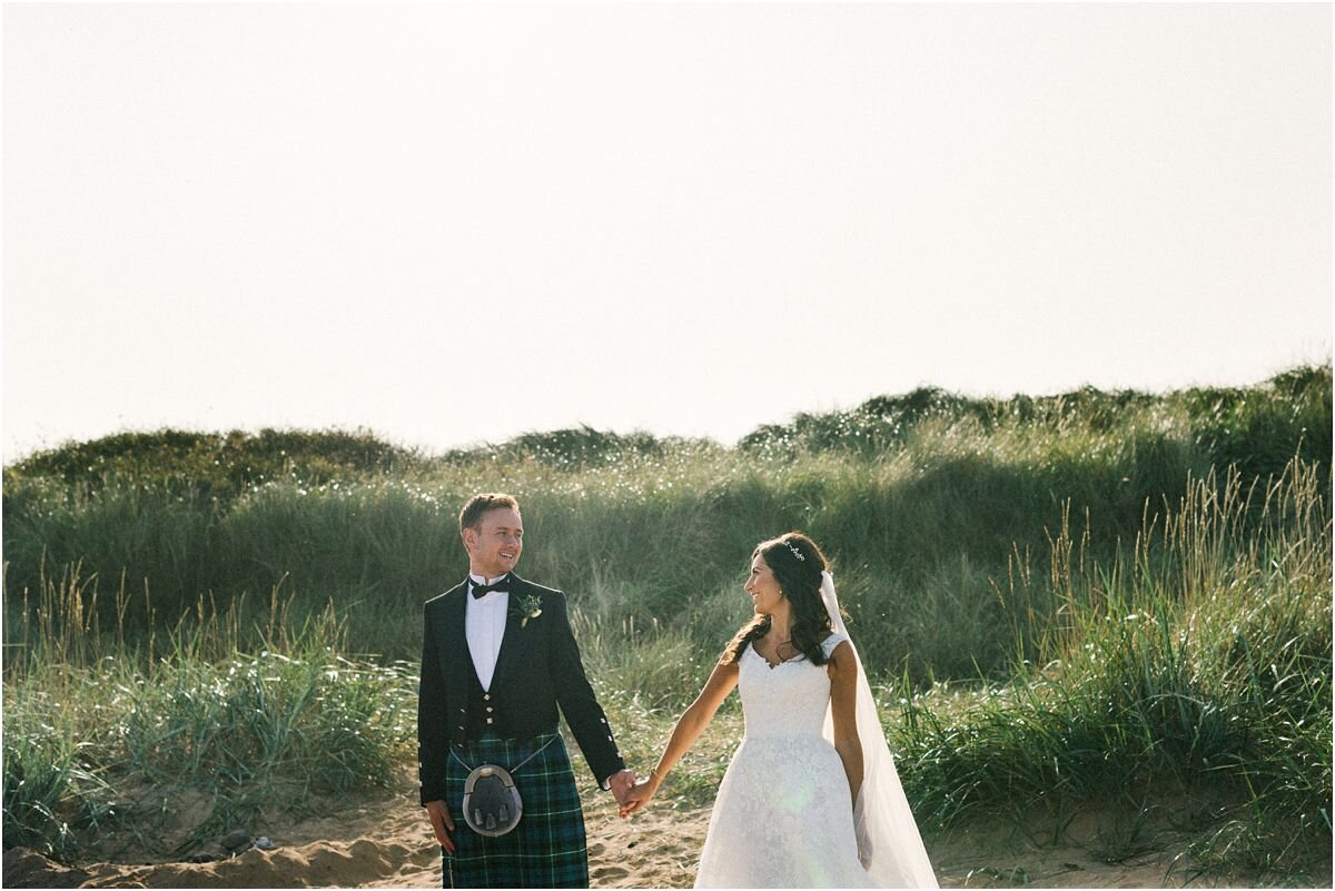  Romantic wedding with church ceremony at Dunino and reception at Fallside Mill in Fife, Scotland 