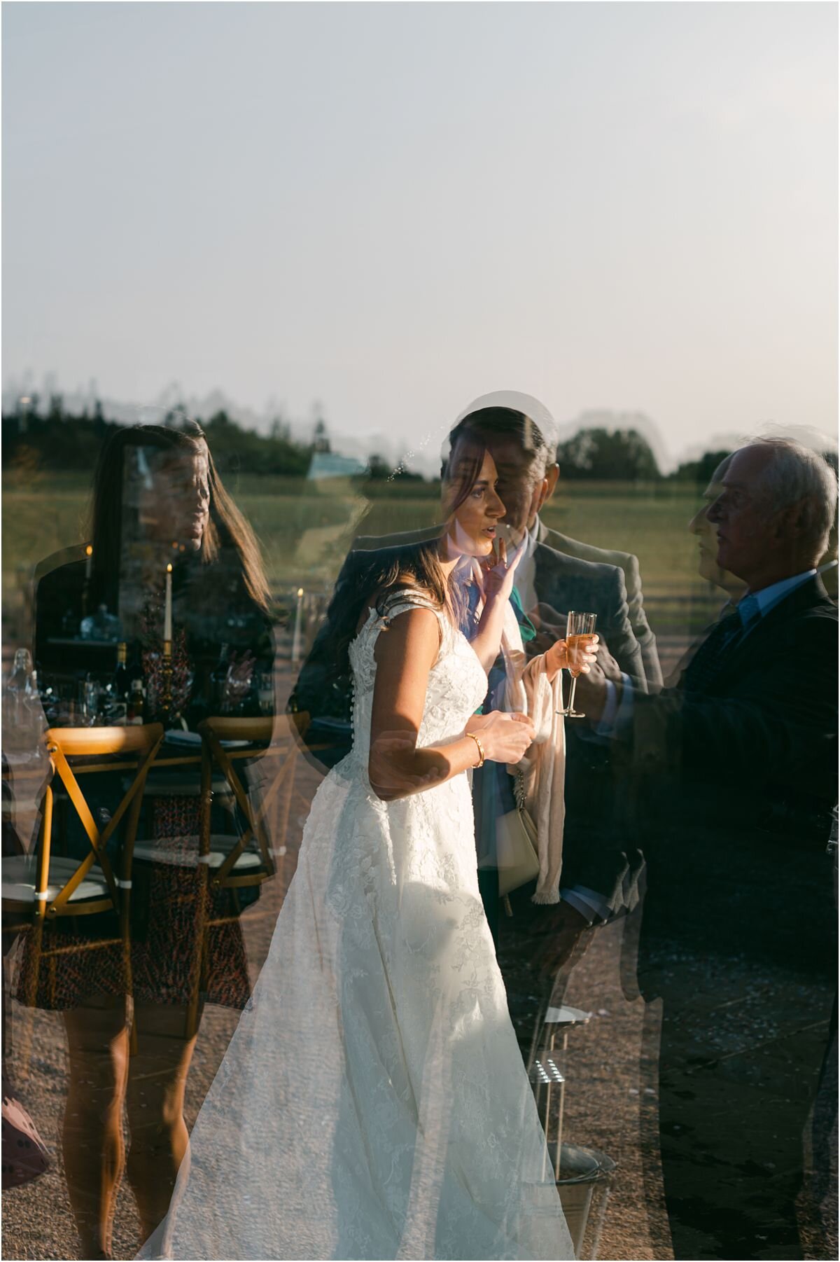  Romantic wedding with church ceremony at Dunino and reception at Fallside Mill in Fife, Scotland 