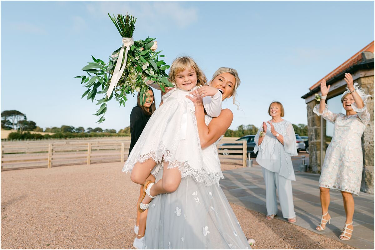  Romantic wedding with church ceremony at Dunino and reception at Fallside Mill in Fife, Scotland 