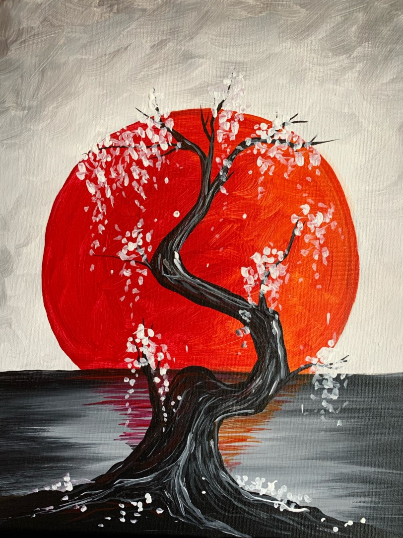 Pinot's Palette & Kabuki Sushi & Painting Party — Bella Terra