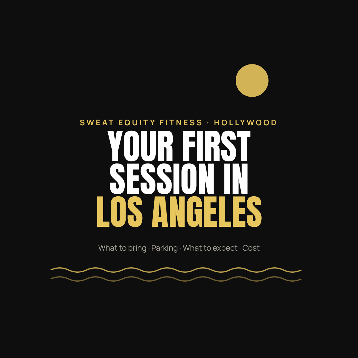 Your First Personal Training Session at Sweat Equity Fitness Los Angeles: What to Expect