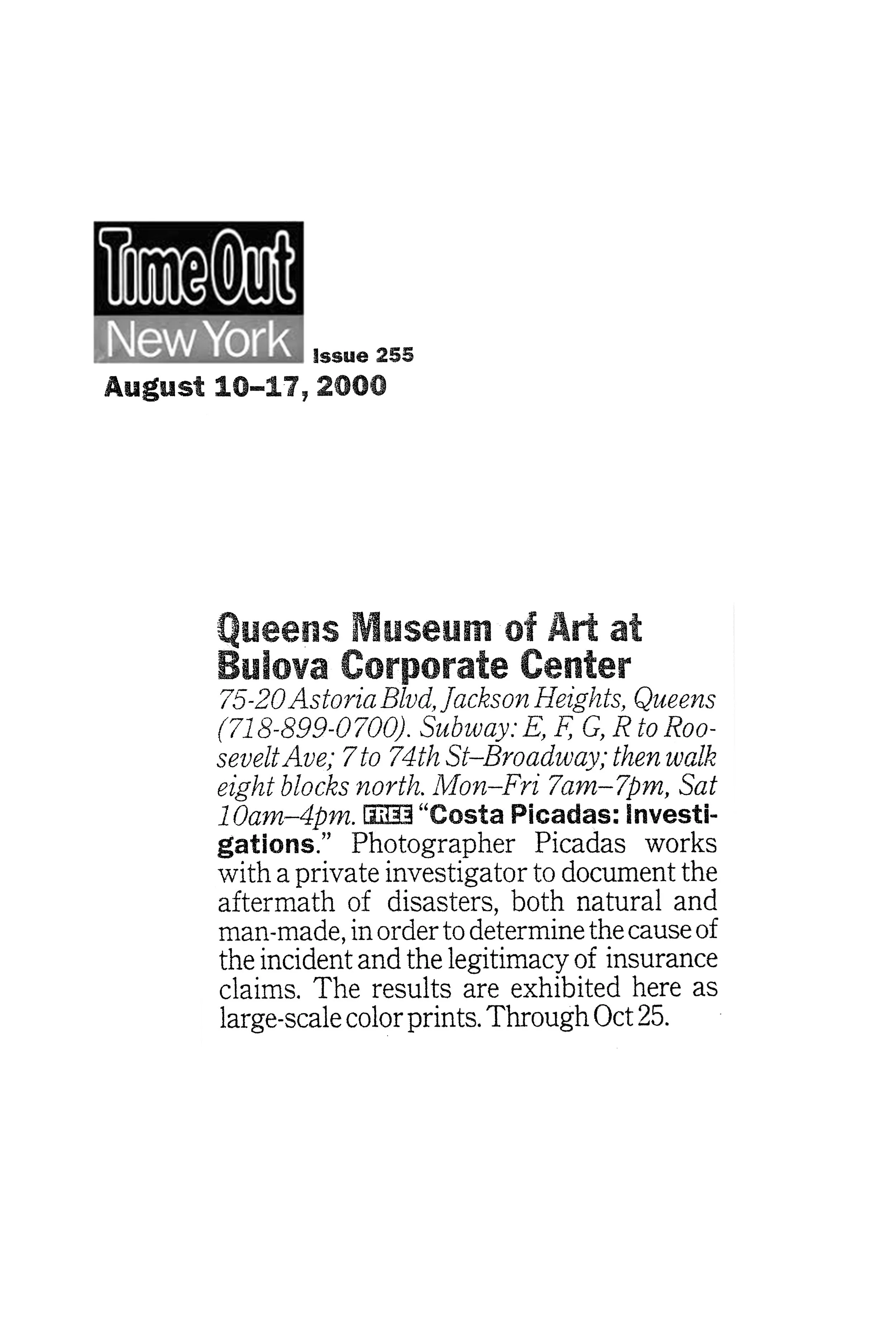 TIME OUT MAGAZINE NY