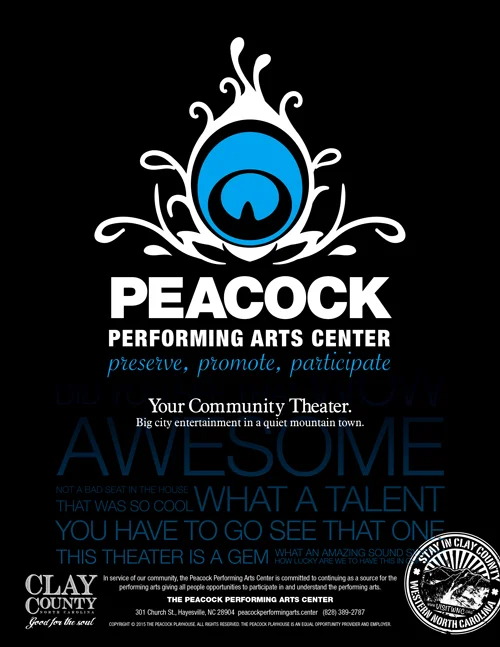 Peacock Performing Arts Center Advertisement | JOSEPH M. POWELL CREATIVE DIRECTOR | BRAND STRATEGY | CONSUMER PRODUCTS | OPERATIONAL LEADERSHIP