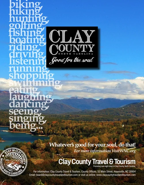 Clay County Travel & Tourism Advertisement | JOSEPH M. POWELL CREATIVE DIRECTOR | BRAND STRATEGY | CONSUMER PRODUCTS | OPERATIONAL LEADERSHIP