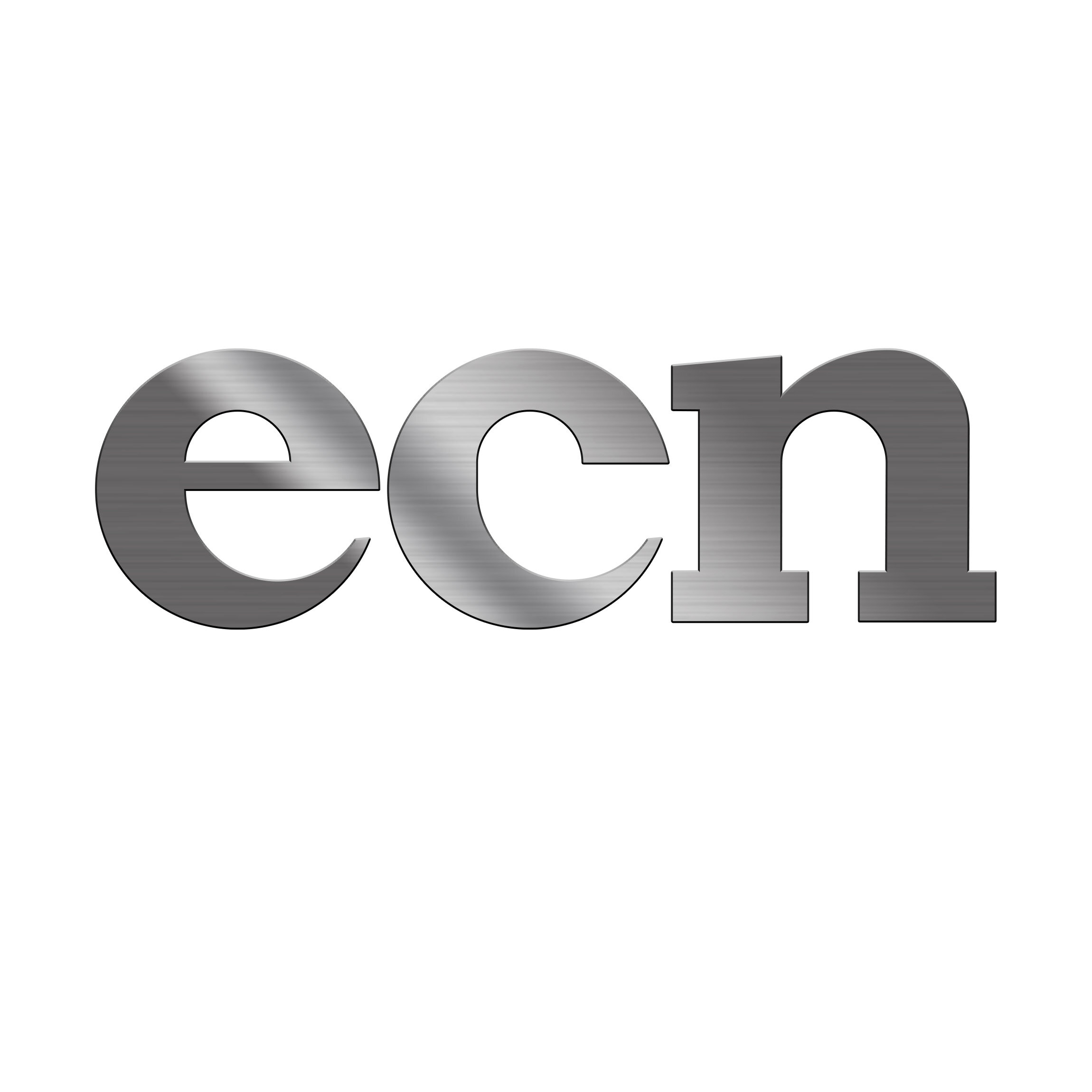ECN Logo 25 Means Silver