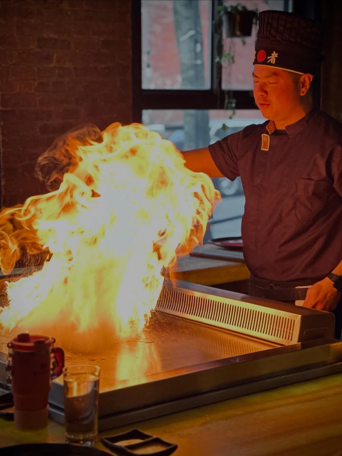 The grill brings the fire, the food brings the flavor. 

#uwsfood #nyceats #eatlocalnyc #hibachinyc #uws