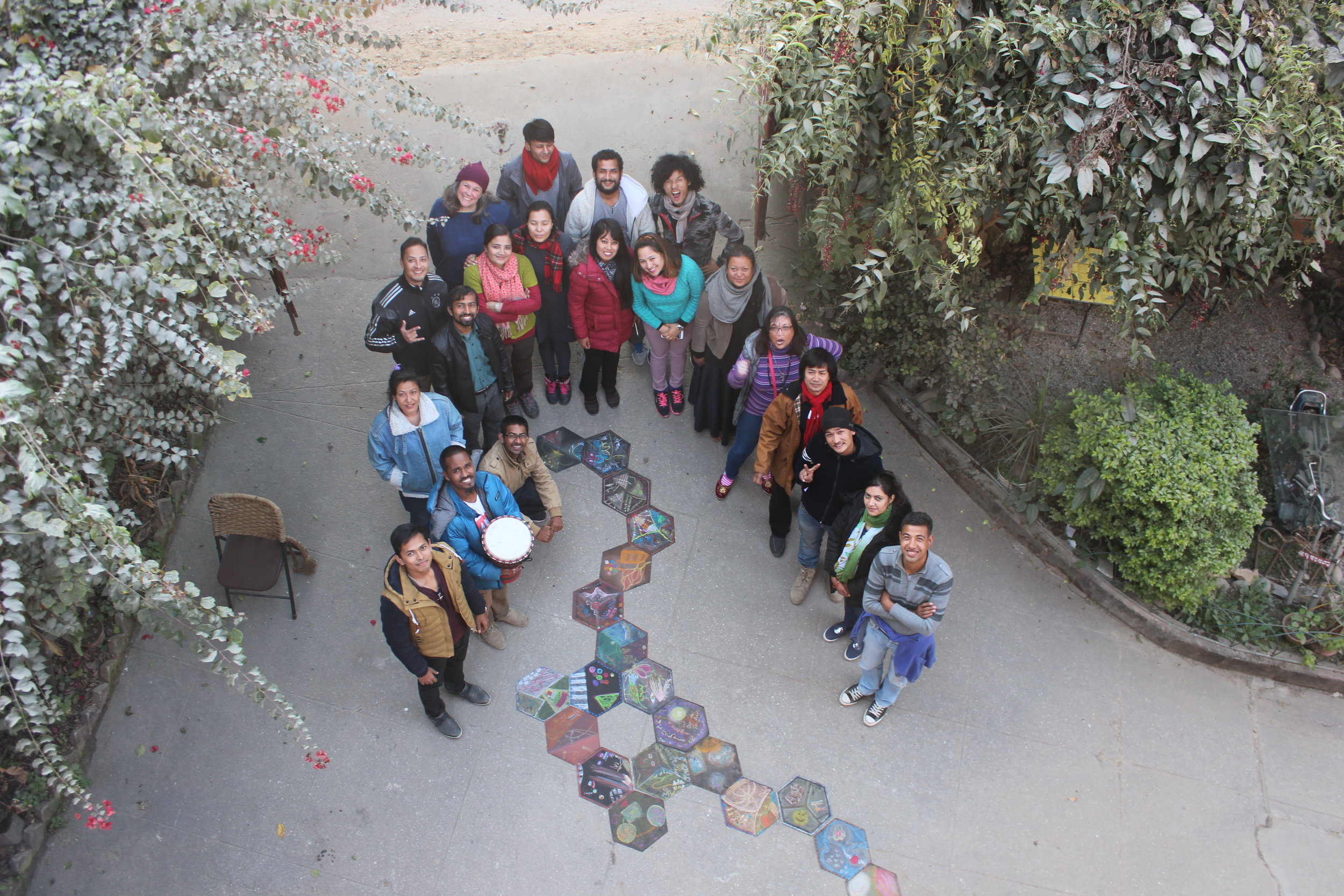 Nepal_Artist Training_tiles from the roof.jpeg
