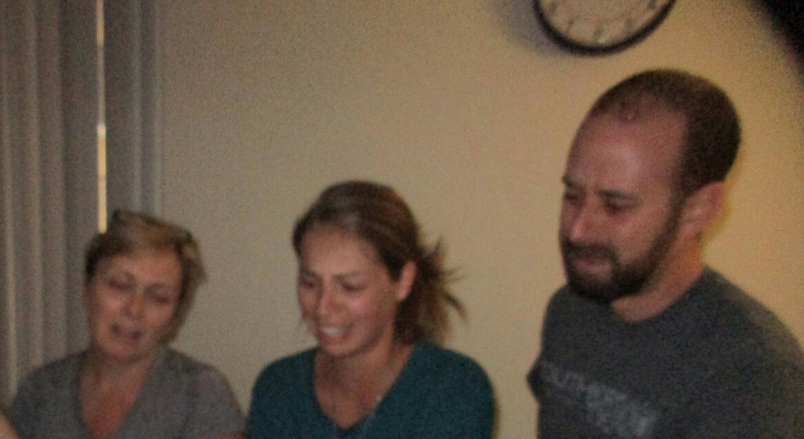 the looks on our faces the moment charlotte was born.