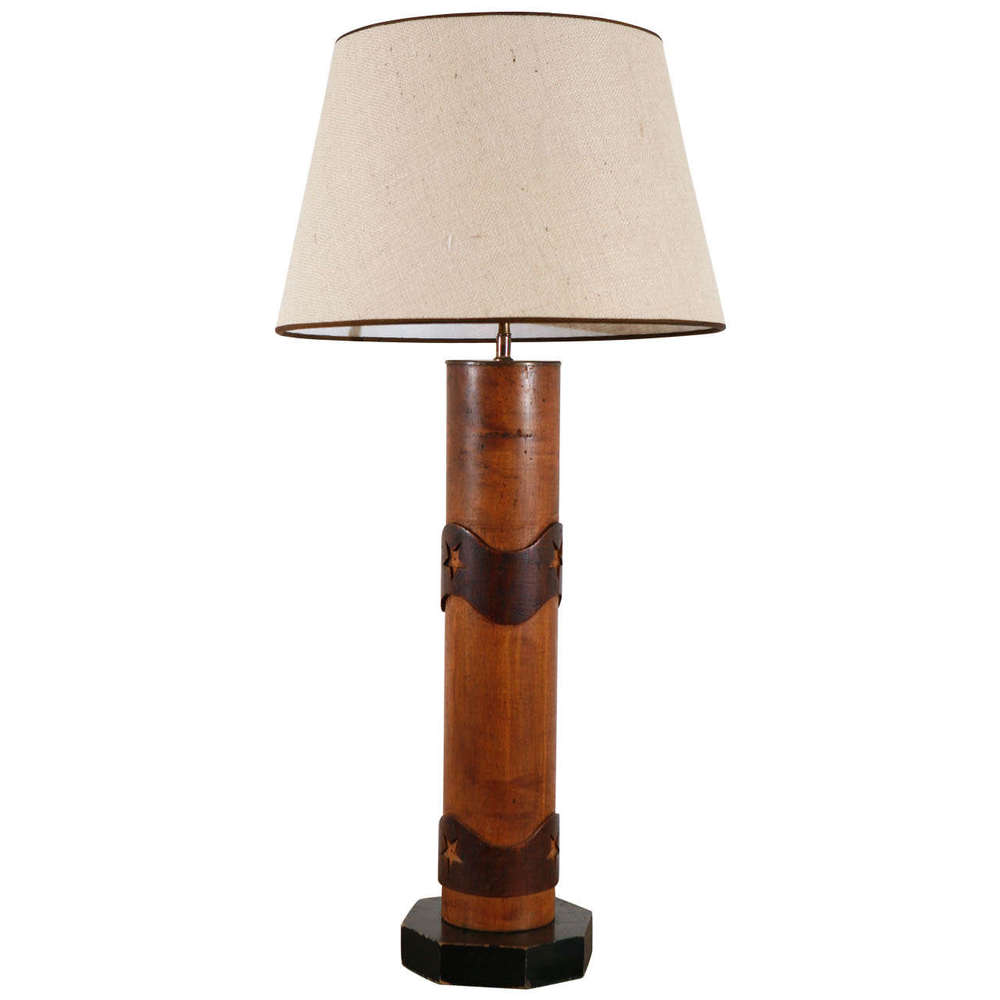Vintage Wallpaper Roller Lamp — Jefferson West, Inc.