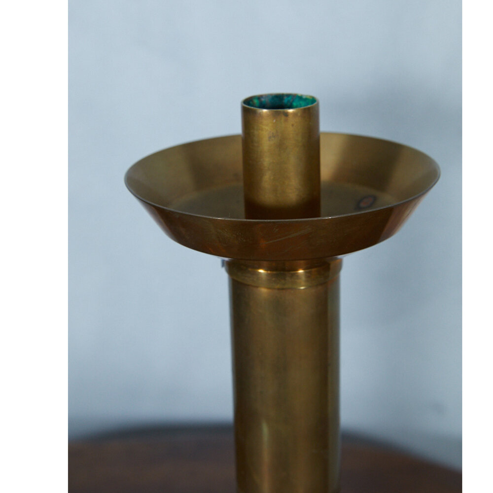 Pair of Brass Candlesticks — Jefferson West, Inc.