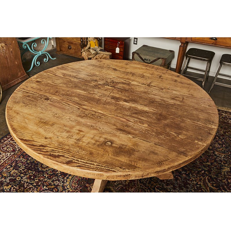 Rustic Round Dining Table