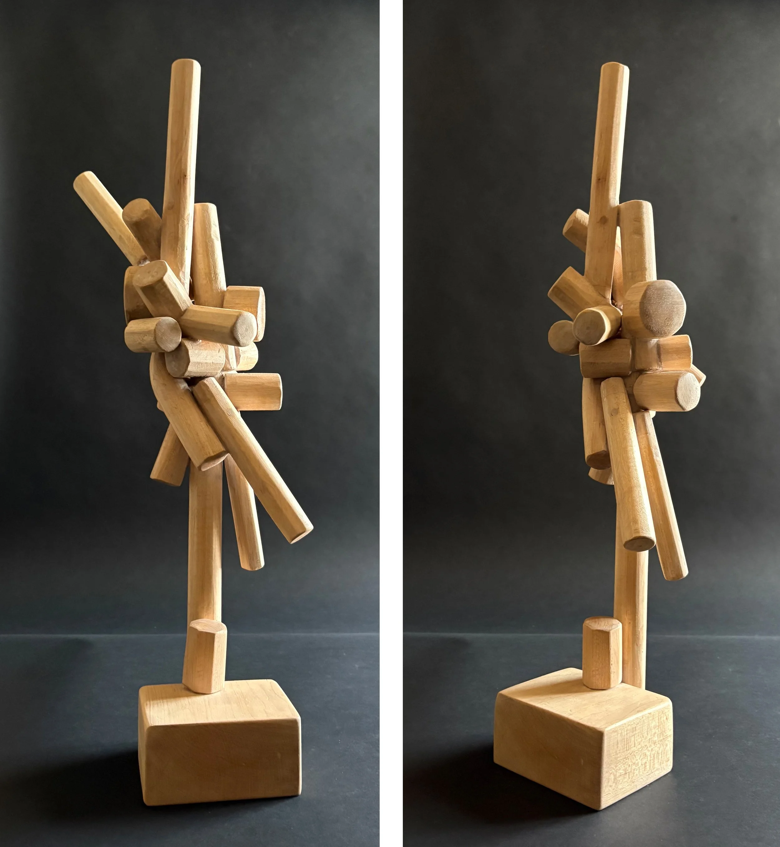 Nexus 23 ¾ x 7 ¼ x 7 inches, maple, 2025