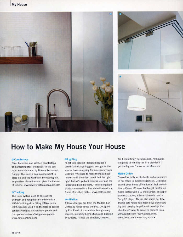 <html>Dwell<p>How To Make My House Your House</html>