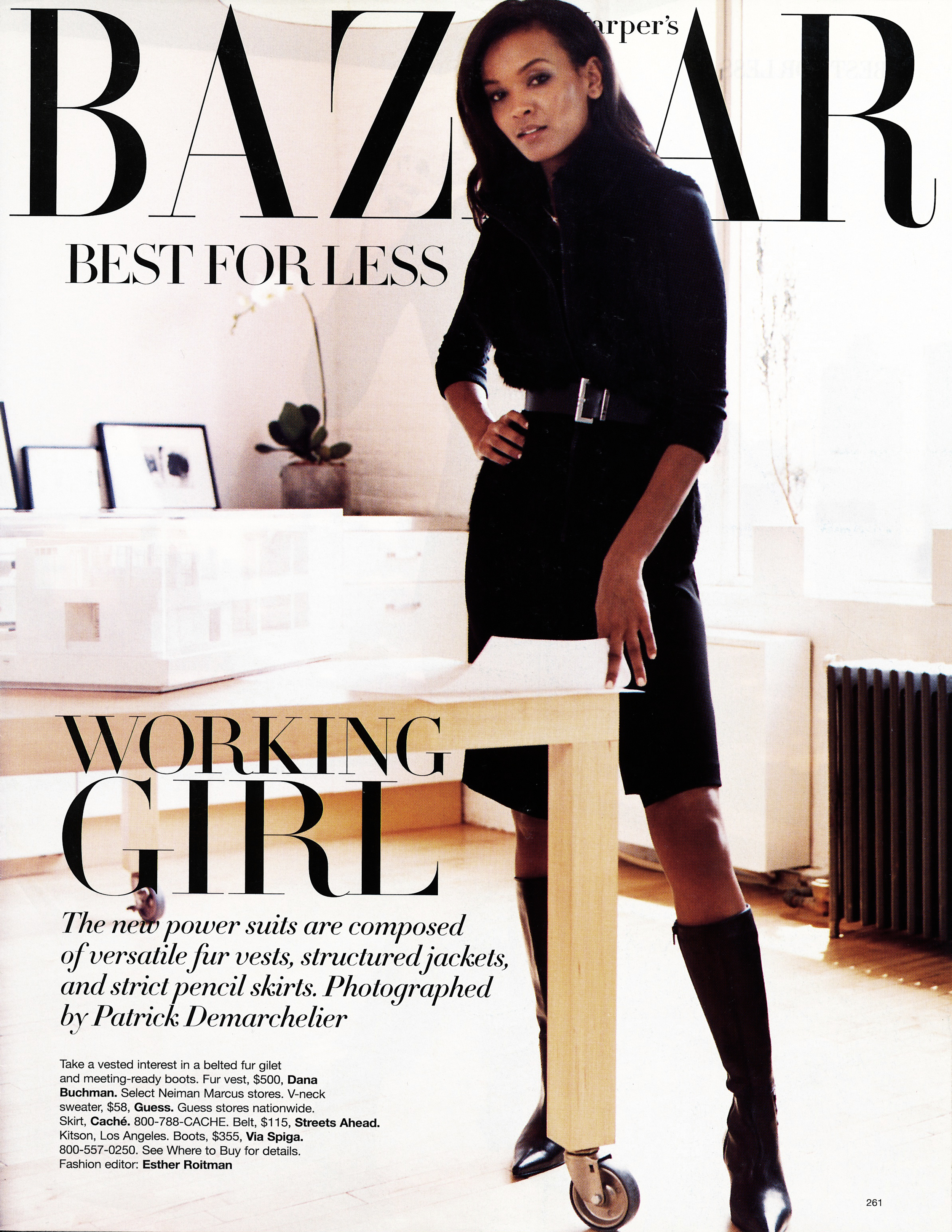 <html>Bazaar<p>PGA loft photo shoot</html>