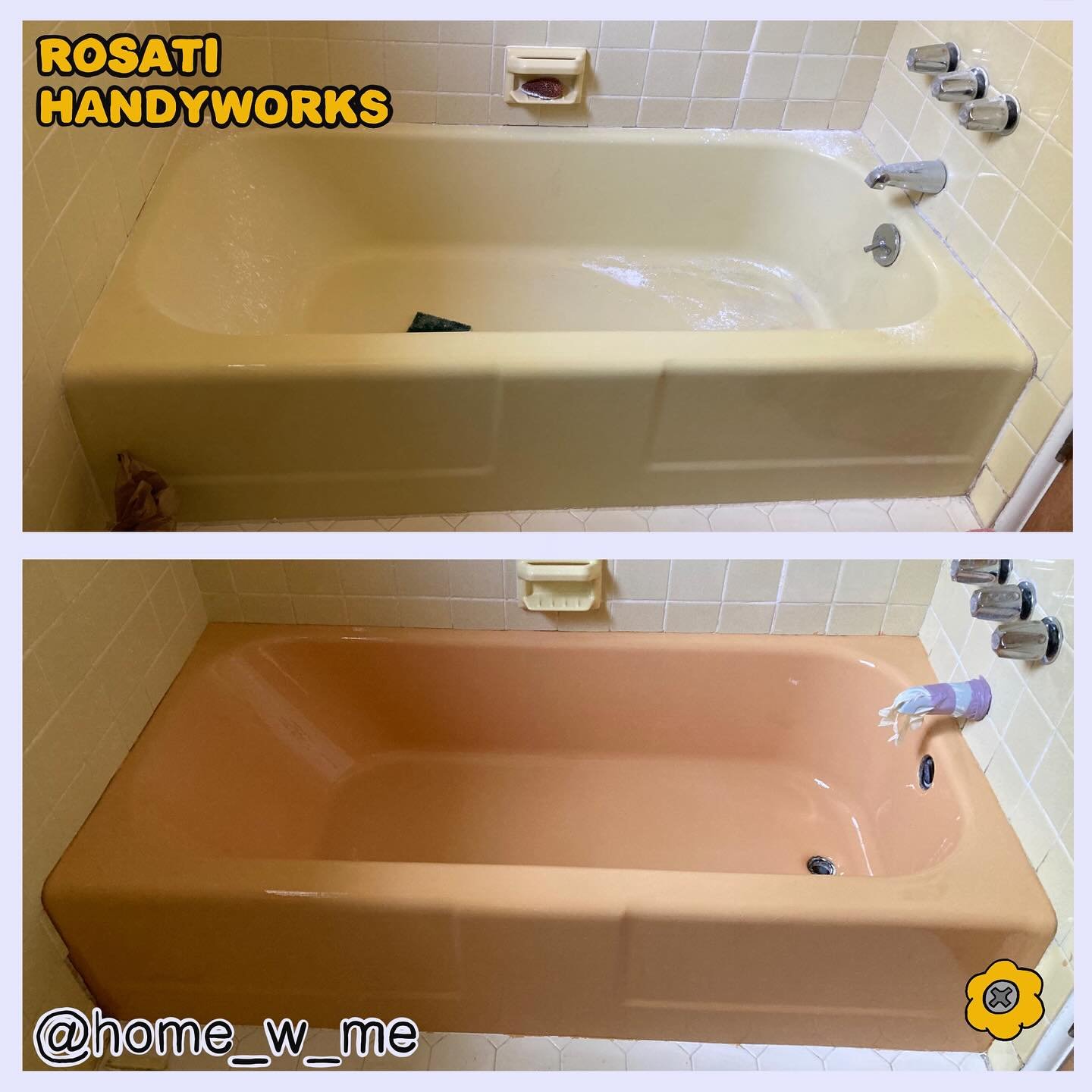 been refinishing a lot of tubs lately!