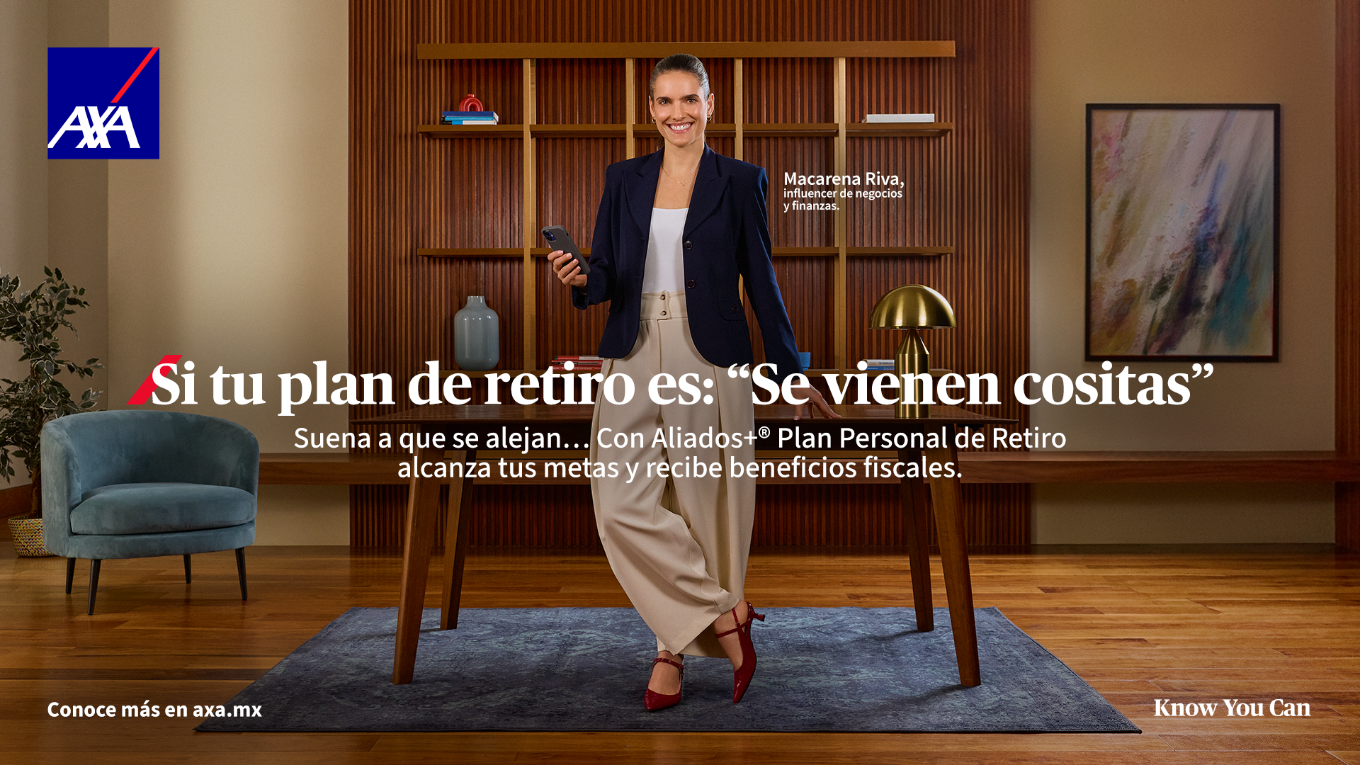 Maca Riva x Seguros Axa