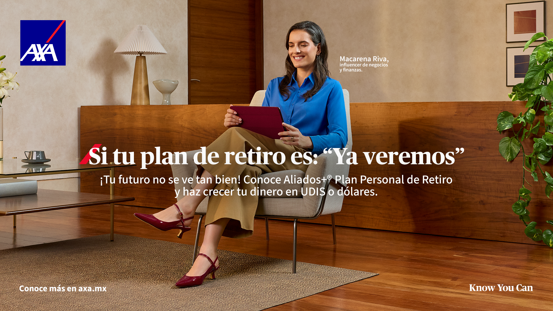 Maca Riva x Seguros Axa