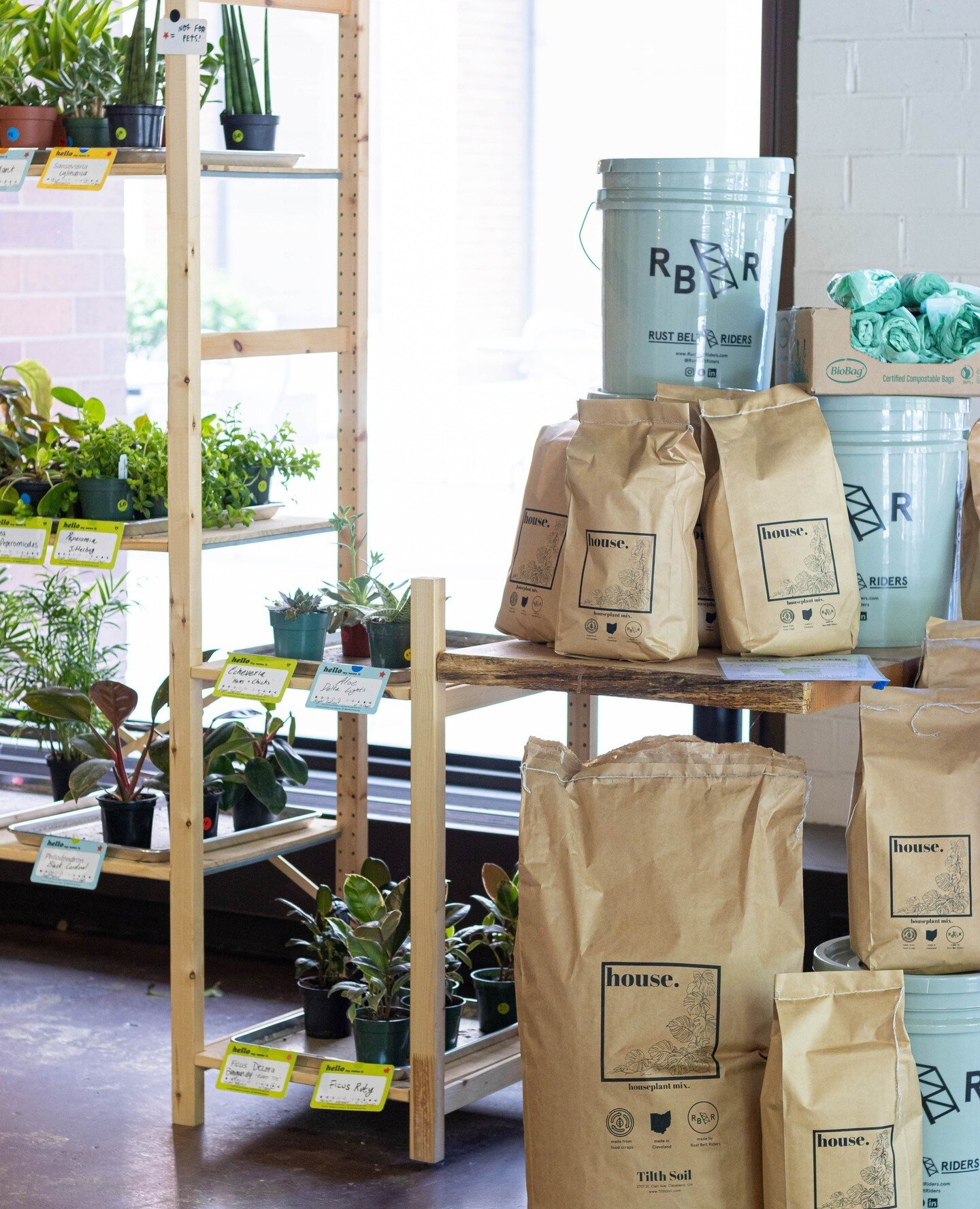 If you're the world's worst procrastinator and forgot to start your garden, we've got you &mdash; our friends at @tilth.soil keep us stocked with soil at every location so you can finally do that little herb garden you've been meaning to do for years