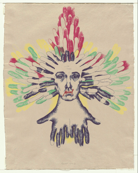 Marisol Escobar, Cultural Head, 1973.