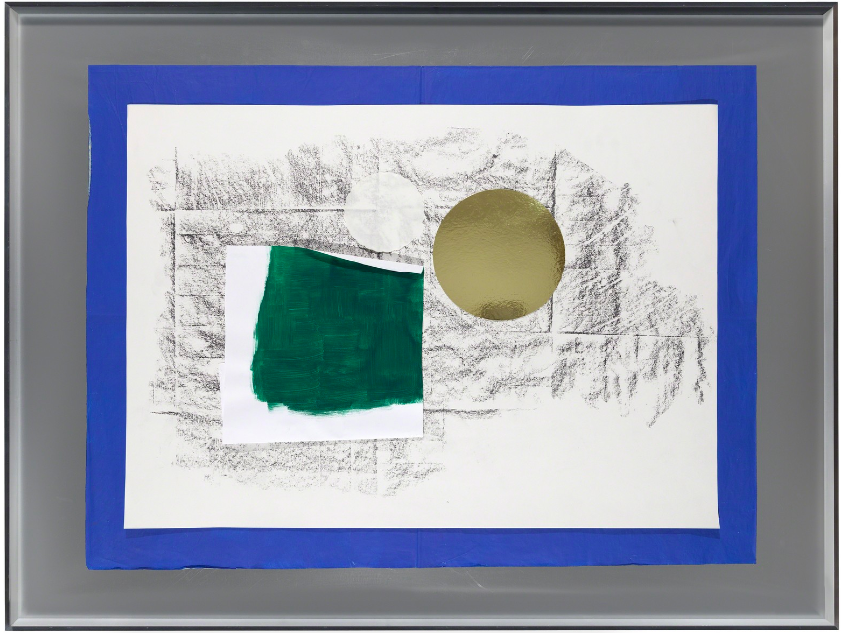 Joelle Tuerlinckx, Surcollage d’atelier #1 - série paléolithique, Surcollage d’atelier #1 - série Frottage-sol ‘Galerie nächst St.Stephan Rosemarie Schwarzwälder’ 2008-2016 ,