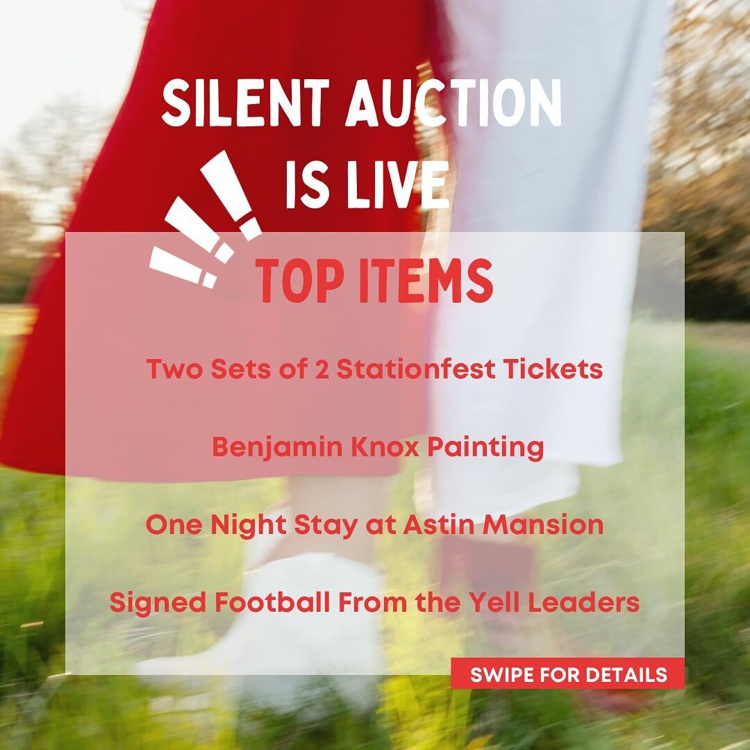 ONE MORE SLEEP‼️ We cannot wait to see everyone starting tomorrow- that being said our silent auction is live!!! VISIT THE LINK IN OUR BIO‼️