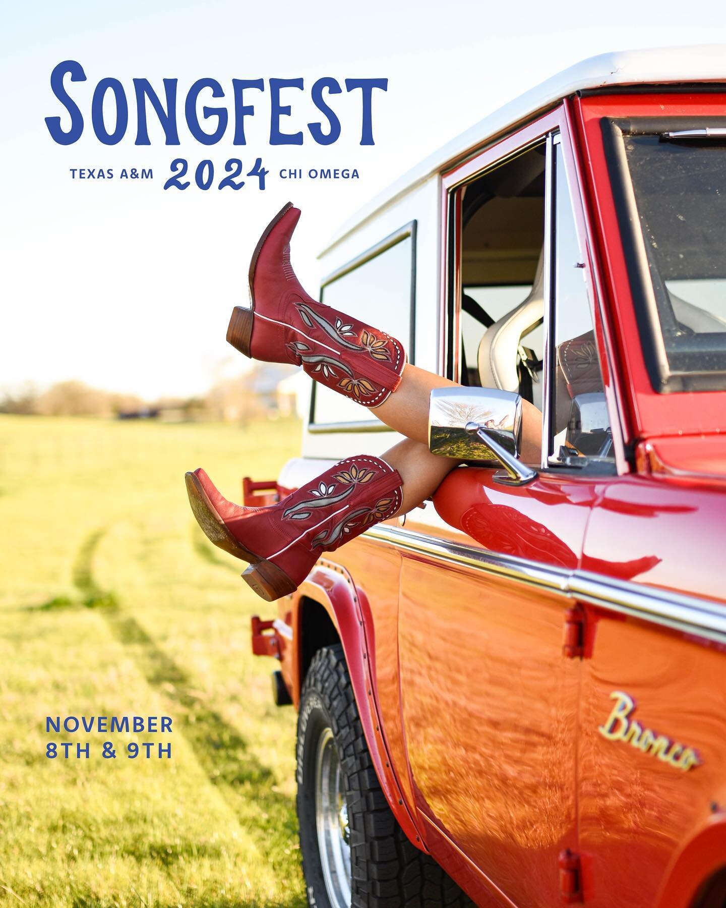 SONGFEST 2024 IS ON THE WAY!
NOV. 8th and 9th!
GET EXCITED!!!!