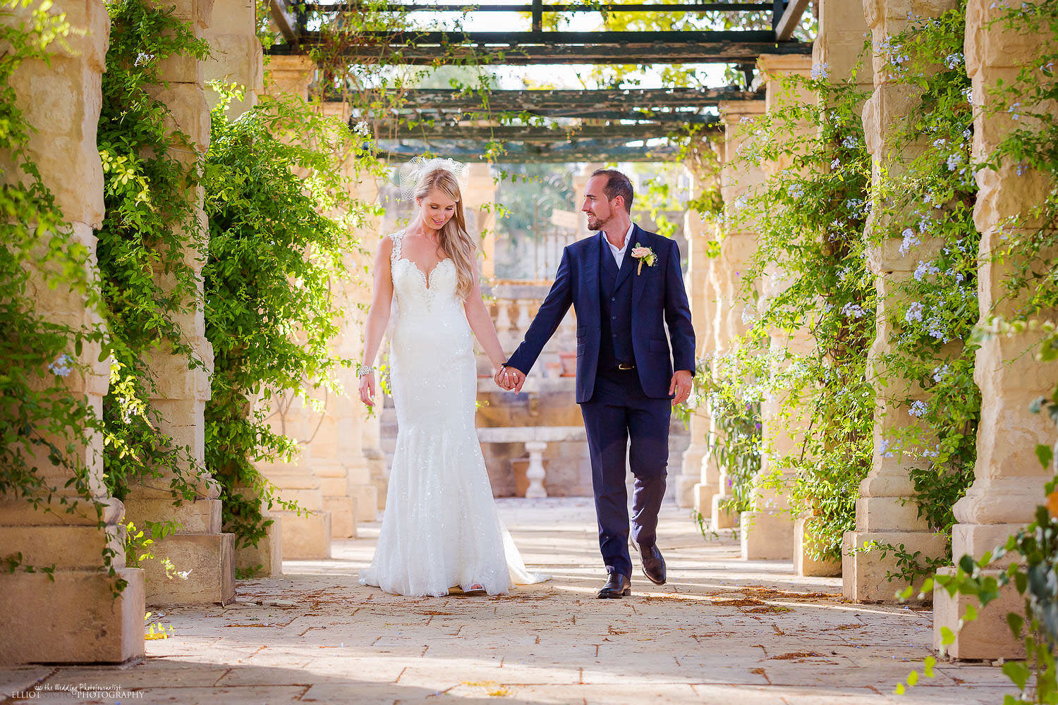 Destination wedding at Villa Bologna.