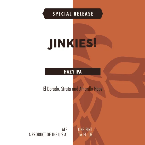 Beer Release: Jinkies!, a Hazy/Juicy IPA Series - 16 oz. 4-packs