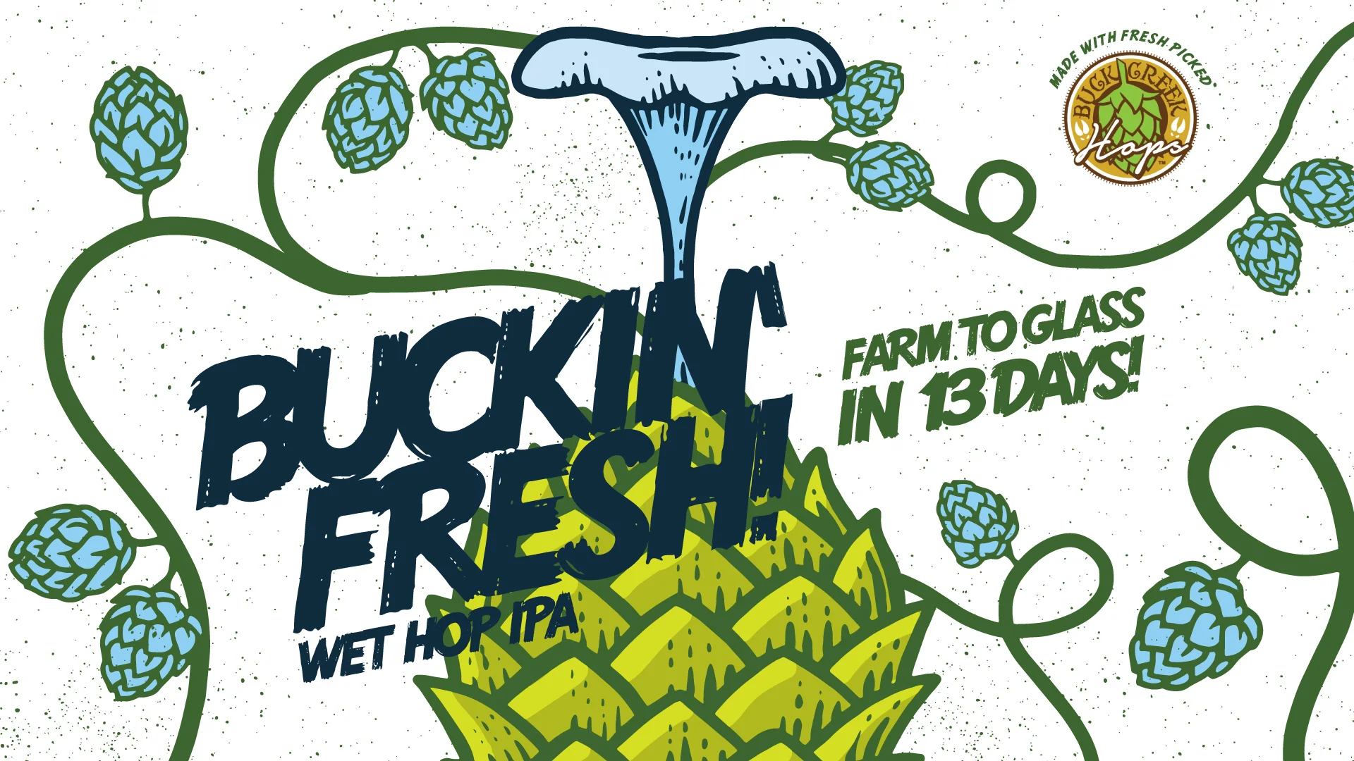 Buckin' Fresh, a Wet Hop IPA Event @ Multiple Locations