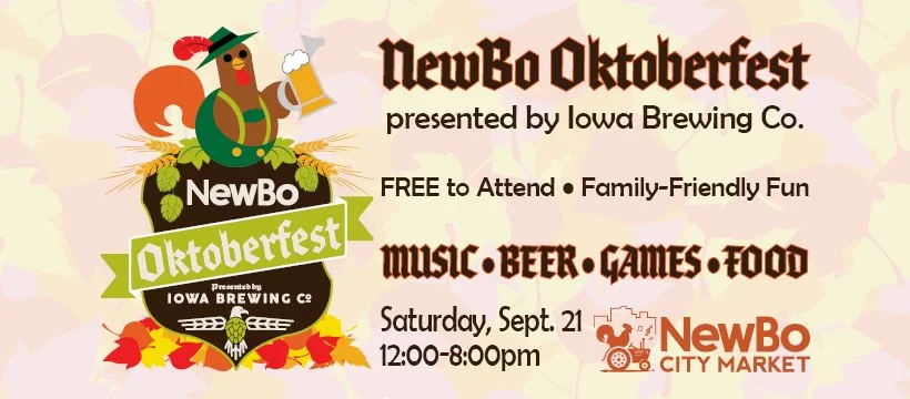Sponsored Event: NewBo Oktoberfest presented by Iowa Brewing Company