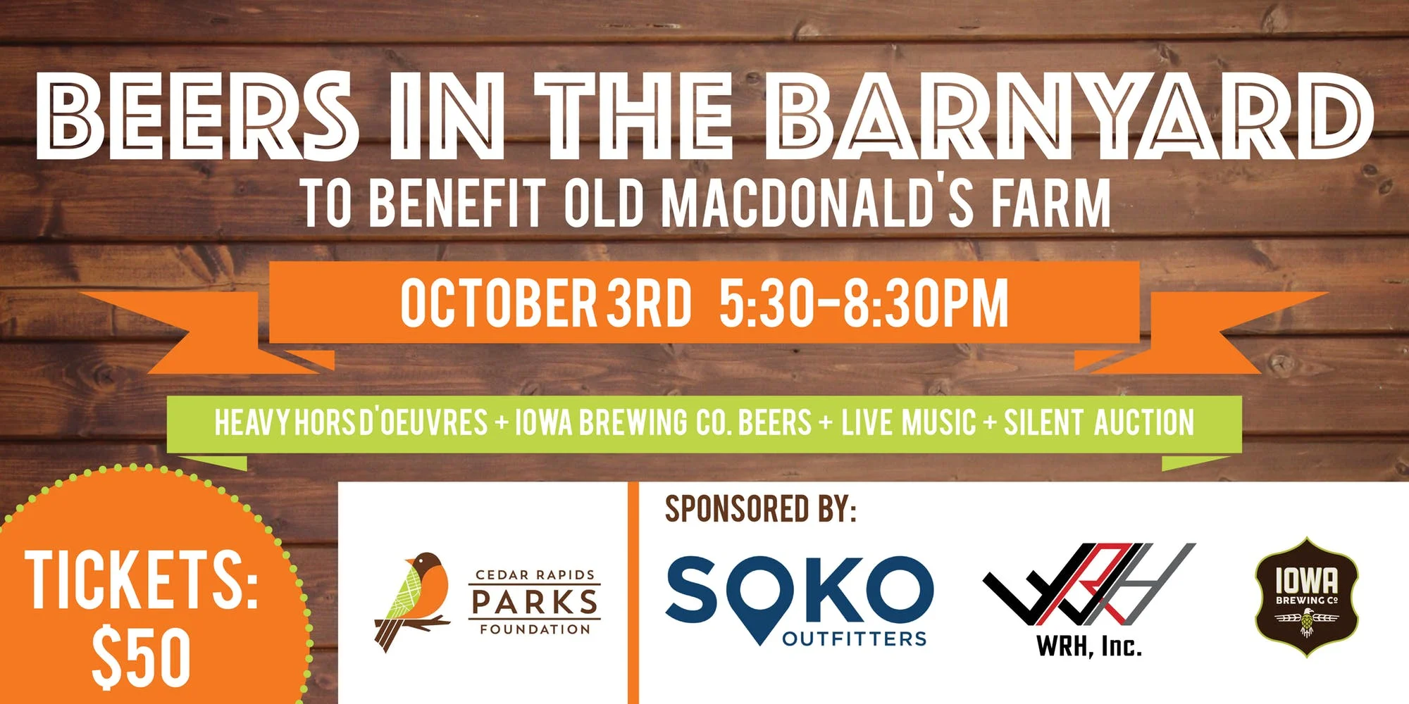 Beers in the Barnyard @ Old Macdonald's Farm at Bever Park (Cedar Rapids)