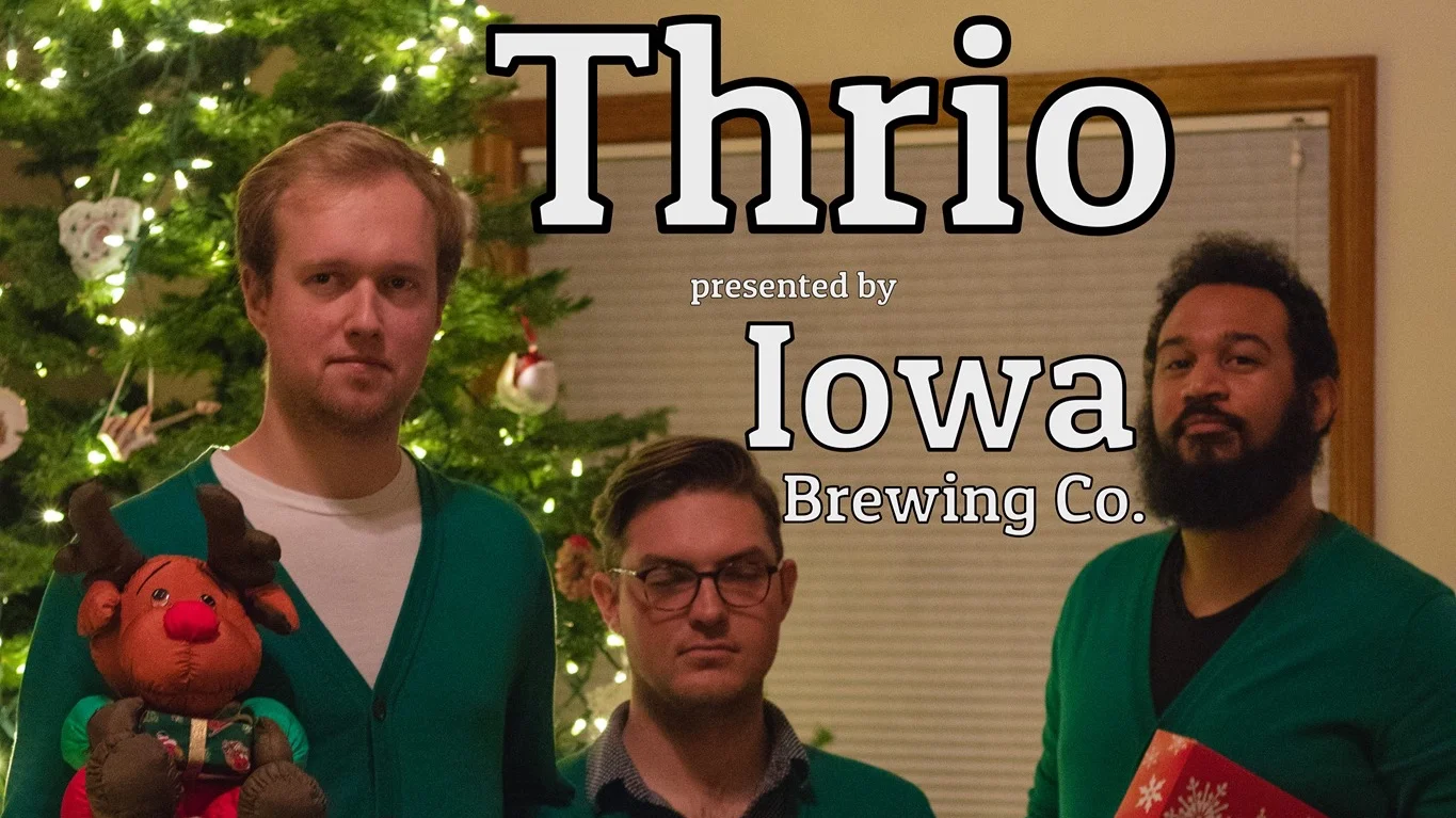 A Christmas Thrio at Iowa Brewing Co.