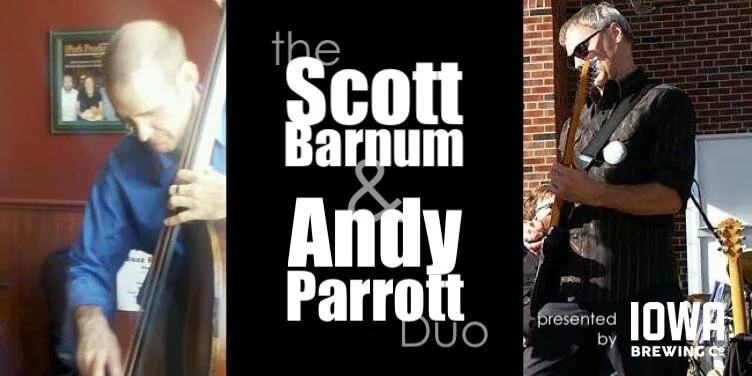 Scott Barnum and Andy Parrott at Iowa Brewing Co.