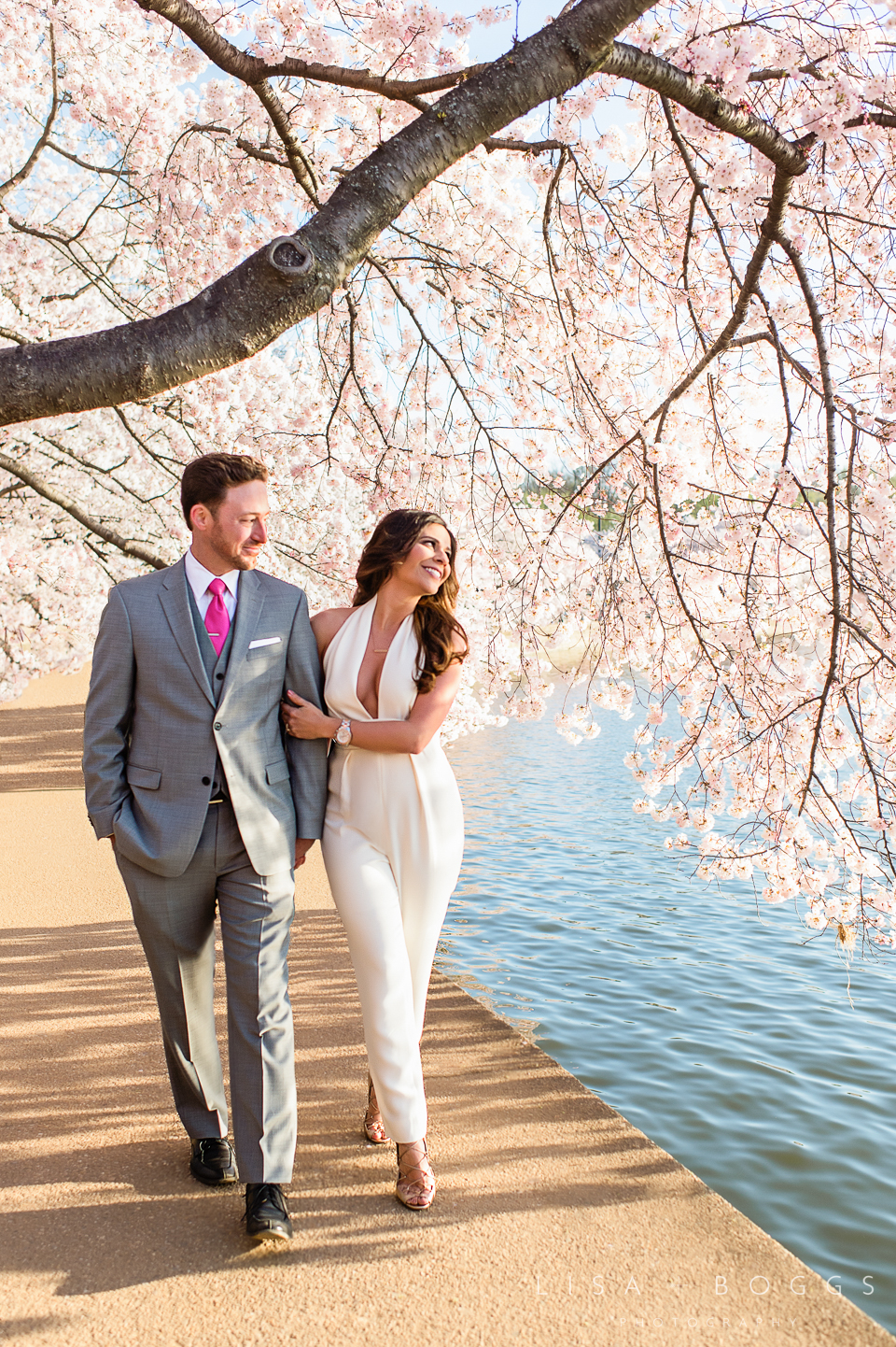 Cherry Blossom Washington, DC Engagement Session