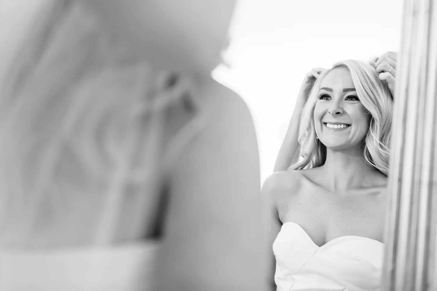 Simple White and Gold Tidewater Inn Easton, MD Wedding