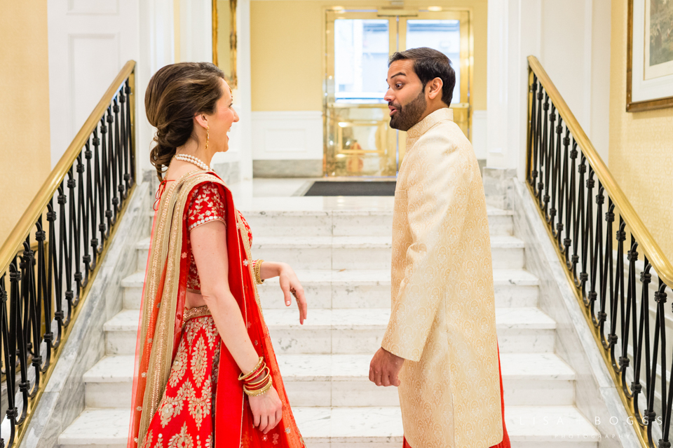 Tiffany and Vishal's Colorful Indian Fusion Wedding at the Mayfl