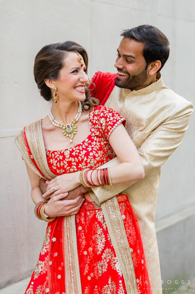 Tiffany and Vishal's Colorful Indian Fusion Wedding at the Mayfl